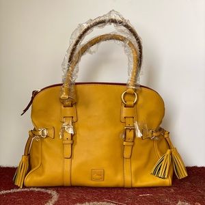 Dooney and Bourke Domed Buckle Satchel